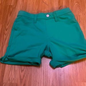 Green shorts